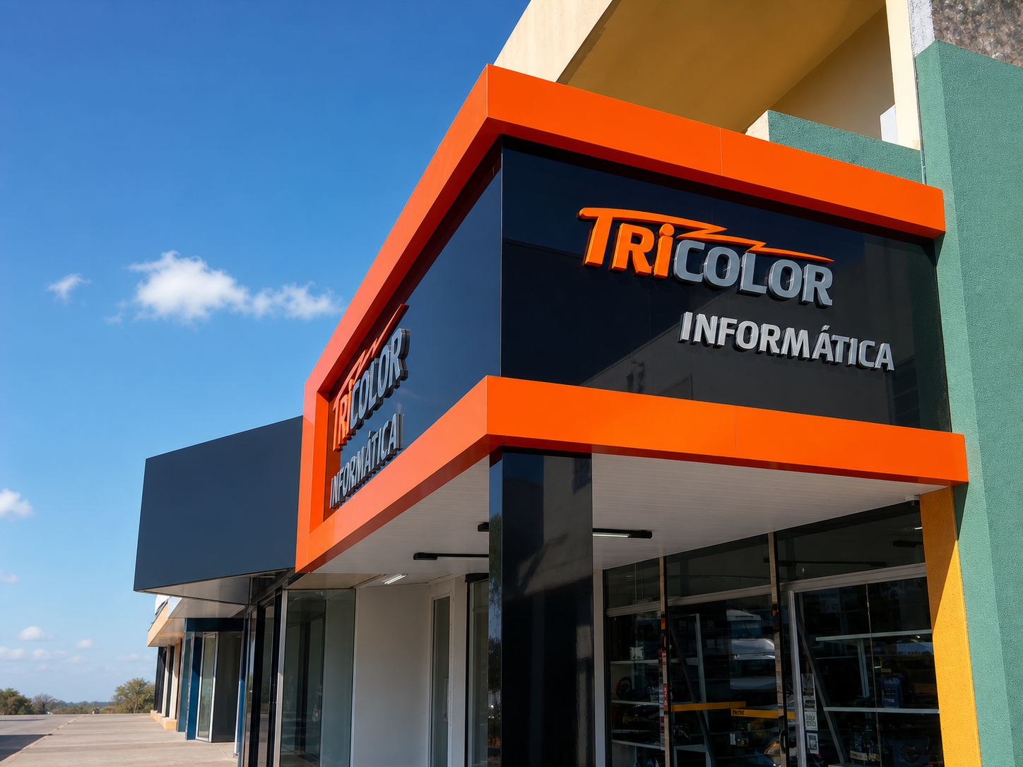 Fachada da Tricolor Informática